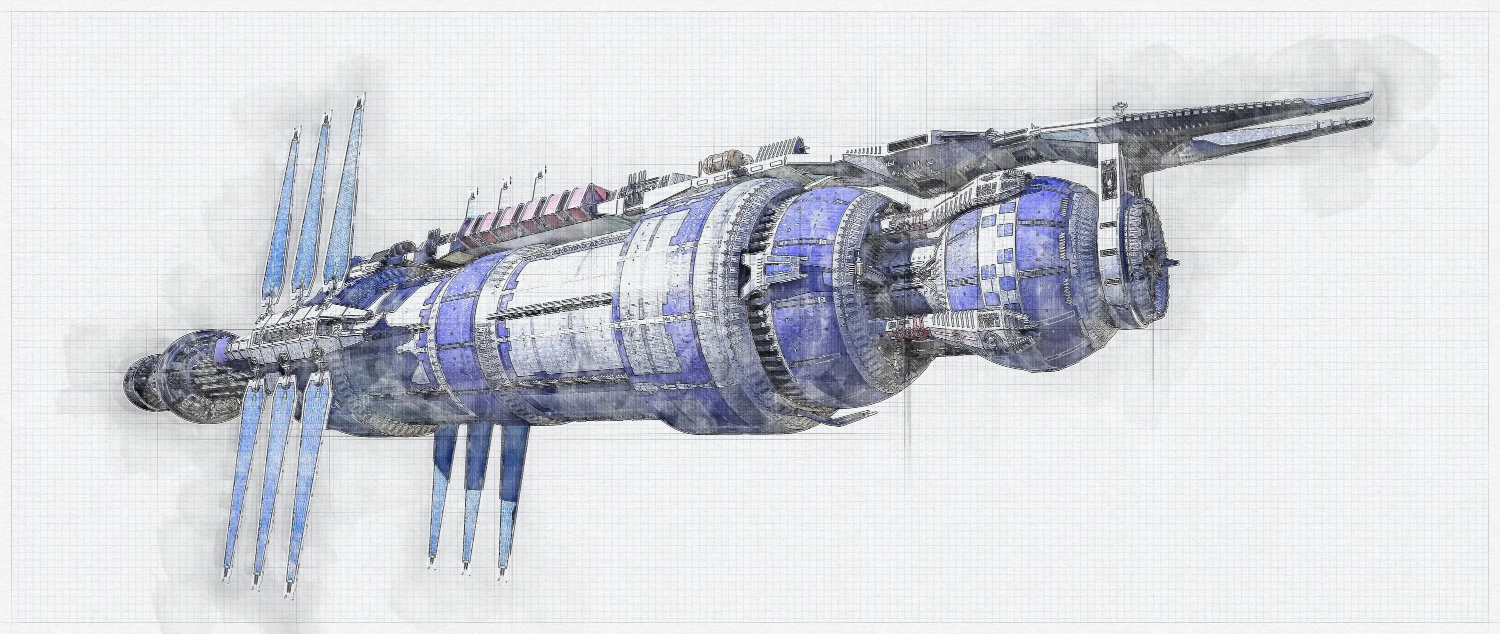Babylon 5 Station by GrahamTG